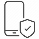 Privacy, policy, personal data, mobile, phone, app icon - Download on Iconfinder