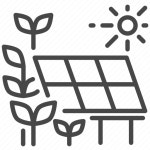 Agriculture, eco, farm, friendly, smart, solar cell, technology icon - Download on Iconfinder