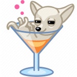 Alcohol, animal, cocktail, dog, drunk, party, puppy icon | Icon search engine Tail Waggers by Iconka