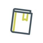 Book, bookmark, novel, read, tropical icon - Download on Iconfinder