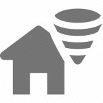 Hurricane, home, house, tornado icon - Download on Iconfinder