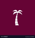 Palm icon simple Royalty Free Vector Image - VectorStock Palm icon simple vector image on VectorStock