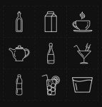 Nine & Cup Vector Images (over 130)