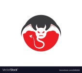 Devil logo Royalty Free Vector Image - VectorStock Devil logo vector image on VectorStock