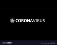 With text corona virus image Royalty Free Vector Image With text corona virus image vector image on VectorStock