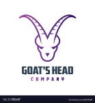 Goat head animal logo design Royalty Free Vector Image Goat head animal logo design vector image on VectorStock