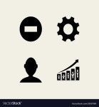 Media and communication icons Royalty Free Vector Image Media and communication icons vector image on VectorStock