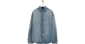 Loewe Shirt in Blue for Men | Lyst Loewe Blue Shirt for men