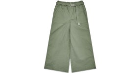 Sacai Wide-Leg Casual Pants in Green for Men | Lyst Sacai Green Wide-Leg Casual Pants for men