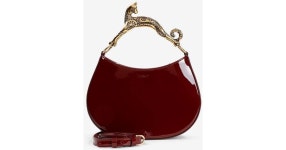 Lanvin Hobo Cat Handle Bag in Red | Lyst Lanvin Red Hobo Cat Handle Bag