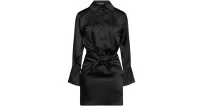 ACTUALEE Mini Dress in Black | Lyst ACTUALEE Black Mini Dress
