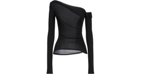 Isabel Benenato Top Viscose in Black | Lyst Isabel Benenato Black Top Viscose