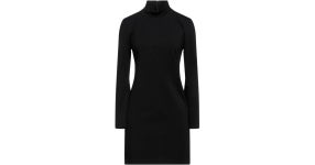 Jucca Short Dress in Black | Lyst Jucca Black Short Dress