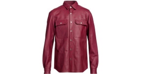 Rick Owens Shirt in Red for Men | Lyst Rick Owens Red Shirt for men