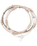 Nine west Tri-tone 5-pc. Set Beaded Stretch Bracelets in Multicolor | Lyst Nine West | Multicolor Tri-tone 5-pc. Set Beaded... 