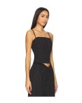 SNDYS Zadie Corset Top in Black | Lyst