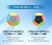 [예스24배송] 간큐브 GAN 메가밍크스 마그레브 UV 블랙 / 보드게임 - 예스24