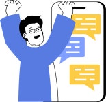 Online Happy 일러스트레이션들 - SVG, PNG 무료 다운로드