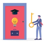 무명낙원(unnamed IDEA) | Idea Unlocking 일러스트레이션들 - 무료 다운로드 (SVG, PNG, GIF) | IconScout