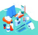 Best Premium Fitness supplies Illustration download in PNG & Vector format