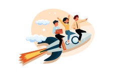 Best Premium Business Startup Illustration download in PNG & Vector format