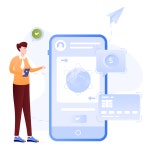 Best Premium App Development Illustration download in PNG & Vector format