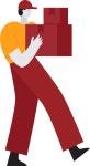 Box In Hand Illustrations Images & Vectors - Royalty Free