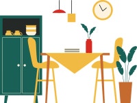 Dining Chair 일러스트레이션들 - 무료 다운로드 (SVG, PNG, GIF) | IconScout