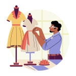 Happy Tailor 일러스트레이션들 - 무료 다운로드 (SVG, PNG, GIF) | IconScout