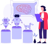 미래로봇，로보티즈키즈랩월성학원 | Lab Of Future 일러스트레이션들 - 무료 다운로드 (SVG, PNG, GIF) | IconScout
