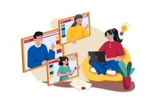 Best Premium Work-Life Balance Illustration download in PNG & Vector format