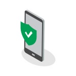 Best Premium Protected phone Illustration download in PNG & Vector format