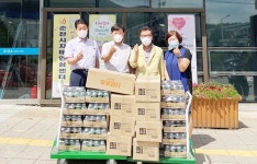 한솔영농조합법인, 순천시보건소에 격려품 전달 | 위키트리 한솔영농조합법인, 순천시보건소에 격려품 전달