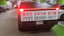 도로서 포착돼 난리… 방앗간 고춧가루 참기름 광고 중인 사이버트럭 (정체) | 위키트리 도로서 포착돼 난리… 방앗간 고춧가루 참기름 광고... 