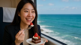 맛있는 음식 먹으면서 바다 본다… 예약 필수인 역대급 이색 기차 | 위키트리 맛있는 음식 먹으면서 바다 본다… 예약 필수인 역대급 이색 기차 