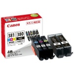 キヤノン（キャノン） 純正 BCI-381+380XL*2/4MP 3色パック+ブラック大容量2個 BCI-380/381シリーズ オリジナル /【Buyee】... 