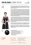 정담온 클라리넷 독주회 | 알립니다 | 상세 정보 | 공연·전시 | 예술의전당 정담온 클라리넷 독주회