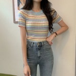세컨드세컨 [인기많아재진행] 펀치단가라니트 t