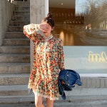 데얼쉬이즈 히튼 레이스 플라워 원피스