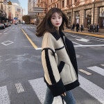 이쁘다 샌드 양털 버클 무스탕