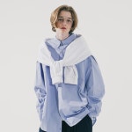 더블유브이프로젝트 더 오버핏 셔츠 라벤더블루 JJLS7513