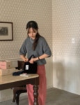 위드윤 리프 니쥬 knit (파인울 60%, 캐시미어 5%)[🚚오늘출고]