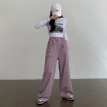 더핑크 [가을신상/투웨이!/조거팬츠O] 하오 스트링 와이드 카고 팬츠 (3color)