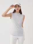 큐씨플레이 QC플레이 여성골프나시티 cooling high-neck side point t grey 3color