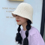 보들보들! 소피 양털 버킷햇 뽀글이 벙거지 모자 no.1349