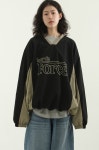 로컬맨션 fleece-lined paper printed mtm (unisex)