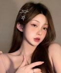 캣스트릿 무료배송 별별 더블 헤어핀 (2개입) (실버)