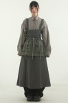 로컬맨션 paper A line sleeveless long ops