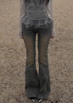 쿄이 WASHING SLIT BOOTSCUT PT