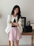 [하객룩] 베이드 하프 jk (2 color)